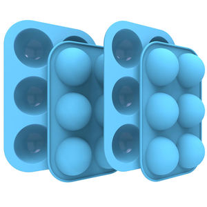Moule en silicone semi-<span class=keywords><strong>sphère</strong></span> <span class=keywords><strong>demi</strong></span>-<span class=keywords><strong>sphère</strong></span> de qualité alimentaire moule de cuisson pour gâteau/pouding moule à <span class=keywords><strong>dessert</strong></span> en silicone antiadhésif pour la maison - Product Image 1