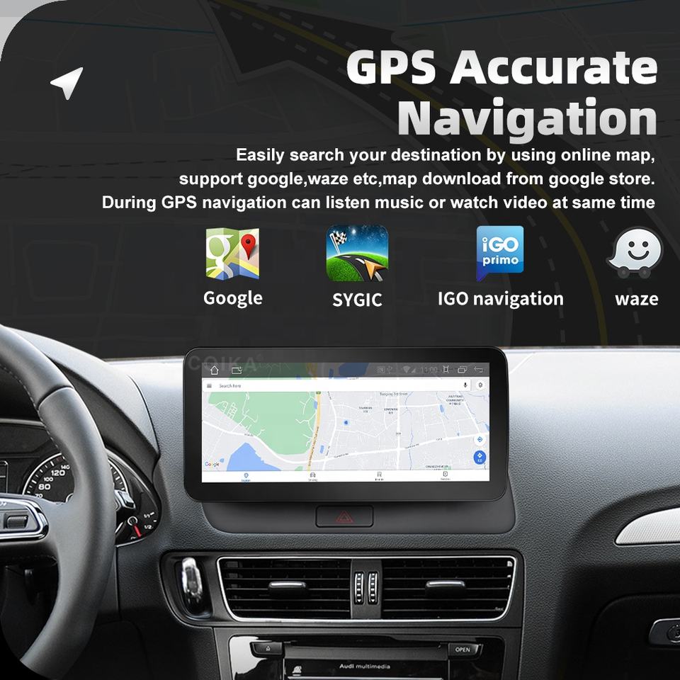 8 Core Wireless Carplay WIFI SIM BT GPS Navigation for Audi Q5