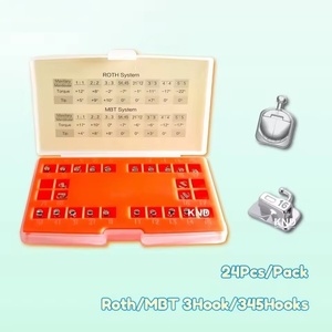 <span class=keywords><strong>Brackets</strong></span> orthodontiques <span class=keywords><strong>Roth</strong></span> 022 sphériques auto-ligaturants MBT 022 Classe II dentaire Garantie 1 an - Product Image 6
