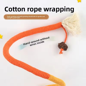 Corda interattiva per il morso del gatto-bastone da masticare auto-intrattenimento con giocattoli di movimento per alleviare la noia - Product Image 4