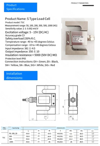 Veidt Weighing for TSC-200kg, TSC-300kg Sensors Toledo. Suitable <b>Hook</b> Scales and Scales. Digital <b>Display</b> Precise Weighing With C - Product Image 3