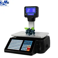 Timbangan Kasir Elektronik Cerdas dengan Printer dan Pencetak Label Barcode, Laris Terjual