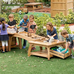 Equipo DE SEGURIDAD Montessori para preescolar, <span class=keywords><strong>Centro</strong></span> sensorial de <span class=keywords><strong>arena</strong></span> y agua, juego de patio de recreo, jardín de infantes, juego de <span class=keywords><strong>arena</strong></span> y agua de barro al aire libre - Product Image 2