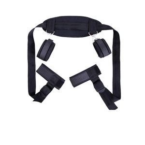 Açık bacaklar kelepçe ile buzağı bölünmüş bacak bağlama kemer yetişkin BDSM seks çiftler için oyuncaklar flört esaret dişli - Product Image 1