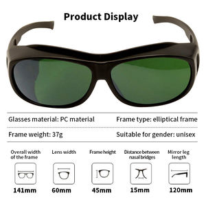 משקפי מגן רתכים אנטי לייזר אנטי-אור חזק אנטי-לייזר אנטי-סגול בטיחות עבודה ריתוך משקפיים - Product Image 3