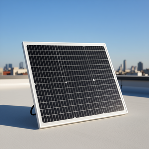 Panneau solaire monocristallin 50W 12V, demi-cellule, étanche IP65, pour la charge de la batterie de voiture, montage sur toit plat - Product Image 2