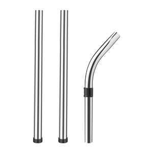 Chrome Plated Metal Telescopic <strong>Wand</strong> 32mm, Universal Vacuum Cleaner Extension Tube Kit Replacement for Most Vacuums - Product Image 1