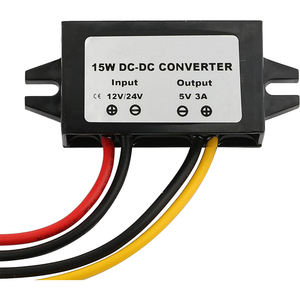Konverter DC-DC Tahan Air 12V <span class=keywords><strong>24V</strong></span> ke 5V <span class=keywords><strong>3A</strong></span> 15W QC 3.0 USB Tipe C Output Adaptor Step Down Modul Pengisi Daya - Product Image 3