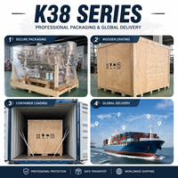 Moteur de propulsion marine Cummins KTA38-M 633 kW 849 CV 1800 tr/min, moteur diesel refroidi par eau pour navires de marchandises et navires commerciaux