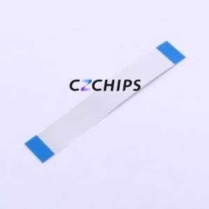 JS05A-30P-100-4-8 FFC Cable (Flexible Flat Cable) P=0.5mm Connector 30P 0.5mm 0.3mm Non-Inverting - Product Image 2