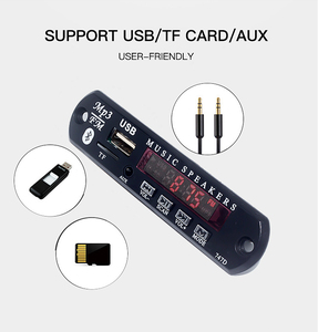 Placa decodificadora de MP3 inalámbrica 5,3 de 12V con pantalla a color USB TF FM Radio REPRODUCTOR DE MP3 MÓDULO DE Kit de coche - Product Image 5
