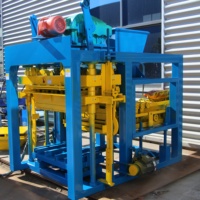 QT4-25 Pequeña Máquina Automática para Fabricar Ladrillos de Cemento, Línea de Producción de Bloques de Hormigón