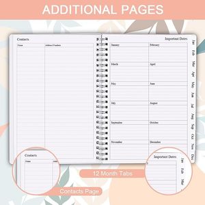 Kế hoạch Hàng Ngày Hàng tuần hàng tháng lịch cuốn sách tổ chức năng suất Ngân Sách Lập kế hoạch máy tính xách tay Tạp Chí - Product Image 3