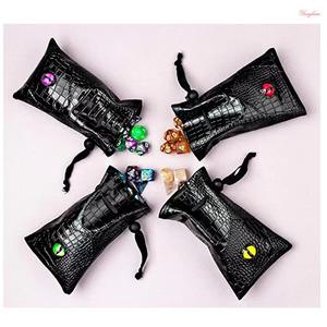 In pelle pentagramma tarocchi oracolo carte di stoccaggio borsa rune costellazione strega divinazione gioielli dadi borsa con coulisse - Product Image 1