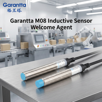 Sensor de Proximidad Inductivo M8, Sensor de Detección de Metales Sin Contacto para Maquinaria de Empaque y Robótica