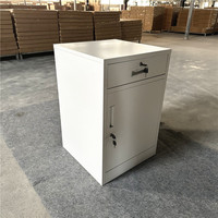 Nouveau design, armoire de rangement verrouillable à 1 tirage, 1 porte, classeur en acier pour la maison et le bureau