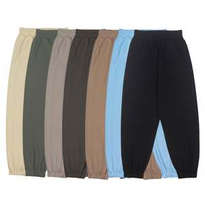 Venta al por mayor French Terry Heavyweight 100% algodón Jogger Weat Pantalones Logotipo personalizado Hombres Pantalones de chándal de gran tamaño - Product Image 1