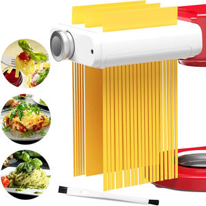 Machine à pâtes 3in1 pour l'aide cuisine pâte <span class=keywords><strong>feuille</strong></span> rouleau Spaghetti Fettuccine support mélangeur accessoire - Product Image 3