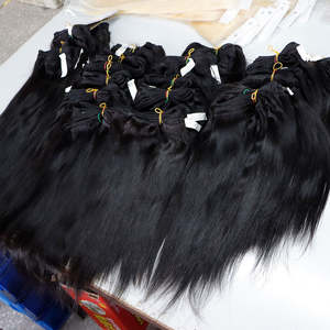 Extensions de cheveux vierges brésiliennes de qualité supérieure, ondulation lâche, super double trame, qualité 10A, 50 pouces, cheveux humains - Product Image 5