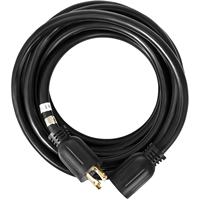 Kabel Ekstensi Generator Luar Ruangan Tugas Berat Linsheng 50FT 10/4 STW 30A 125/250V dengan Konektor NEMA L14-30P ke L14-30R Twist Lock