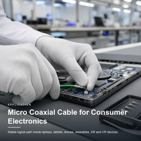 Câble Pigtail d'antenne RF pour modules Wi-Fi sans fil, compatible avec ordinateurs portables, tablettes, routeurs et appareils électroménagers intelligents