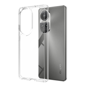 Pour OPPO Reno 10 5G étui transparent TPU + PC <span class=keywords><strong>coque</strong></span> de téléphone antichoc hybride pour OPPO Reno 10 5G étui mobile transparent - Product Image 2
