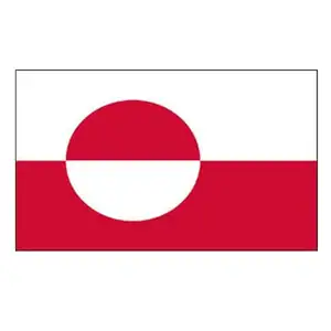 Huiyi 90 x150cm bandiere appese per la decorazione bandiera della groenlandia promozionale in poliestere personalizzato