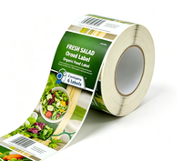 Étiquettes autocollantes personnalisées imperméables pour plantes agricoles, rouleau d'étiquettes adhésives pour semis de fruits et piquets en bois pour l'agriculture et le jardinage