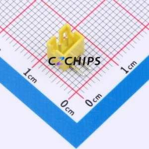 BX-PH2.0-2PWZ-Y Wire-to-Board Pin Header Bent Lead Through Hole,P=2mm Connector 1x2P 2mm Right Angle Insert PH - Product Image 1