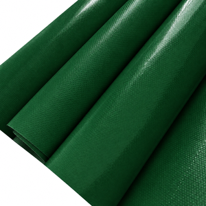 Lona Impermeable Verde de Poliéster con Patrón de Espiga, Tejido Resistente Teñido Liso en Rollo, 200g/m, para Toldos y Carpas de Exterior - Product Image 1