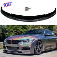 Lèvre avant en fibre de carbone style F30 V pour pare-chocs avant BMW Série 3 F30