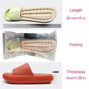 Sandal dropshipping dép phụ nữ tùy chỉnh đệm unisex dày duy nhất trượt Dép dropshipping Nhà cung cấp Giao hàng nhanh chóng vận chuyển - Product Image 5
