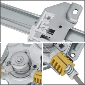 ตัวปรับกระจกหน้าต่างสำหรับรถกระบะนิสสัน D21 Pathfinder 80701-87G01 กลไกยกกระจกไฟฟ้าประตูหน้า - Product Image 4