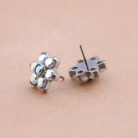 Piercing à fleurs en Zircon pour oreilles, bijoux auriculaires, accessoires pour le perçage, Top, vente en gros, modèle 136