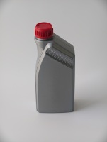 Bouteille d'huile moteur personnalisée en plastique avec jauge de niveau et bouchon inviolable OEM