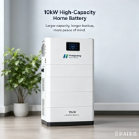 Système de stockage d'énergie domestique (ESS) solaire basse tension résidentiel, batterie LiFePO4 empilable, 6000 cycles, surveillance intelligente, système de sauvegarde PV