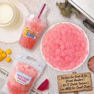 Perlas de Boba Personalizables Sin Azúcar, Múltiples Sabores, Bolas de Jugo de Frutas, Almidón de Tapioca, Las Mejores Bolas Explosivas para Té de Burbujas de China - Product Image 3