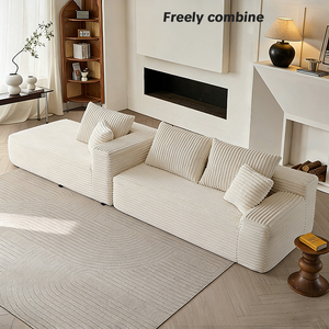 Sofá Seccional Modular Moderno de Tela, Sofás Comprimidos, Sofá <span class=keywords><strong>Cama</strong></span> Plegable, Juego de Sofás, Muebles de Jardín para el Hogar - Product Image 3