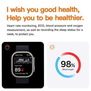 Smartwatch T11 Ultra3 a Buon Prezzo, Cassa in Lega, Cinturino in Silicone, Fitness Tracker Sportivo T11U3 <span class=keywords><strong>T</strong></span> 11 T11 Ultra 3 - Product Image 4