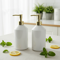 Bouteille vide en plastique PET de 580 ml avec pompe, pour shampoing, savon liquide, lotion, lavage des mains, soins de la peau, impression sérigraphique – Vente en gros