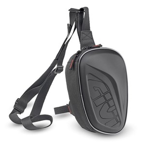 Sacoche de jambe thermoformée Givi St608 Plus noire, accessoire de voyage pour vélo - Product Image 1