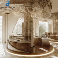 Aménagement intérieur de boulangerie commerciale, vitrines de présentation en verre pour boulangerie, comptoirs de présentation personnalisés pour biscuits, chocolats et gâteaux, mobilier de boulangerie