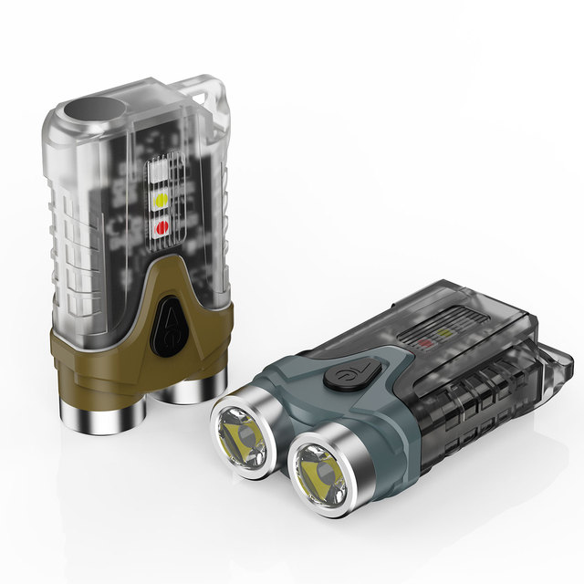 Wholesale Gift Torch Light Portable Keychain Led Flashlight Outdoor Hiking Emergency USB Rechargeable Pocket Mini Flashlight
