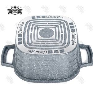 Bán chạy 10 chiếc nồi nấu ăn bằng nhôm đúc cỡ lớn, chống dính, bộ nồi bếp, bộ nồi nấu ăn, bộ dụng cụ nấu ăn chống dính, đá granite - Product Image 6