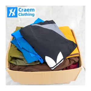 brands boxes the assorted ball grade clothes kilogram stock bulk kids sports used clothing craem