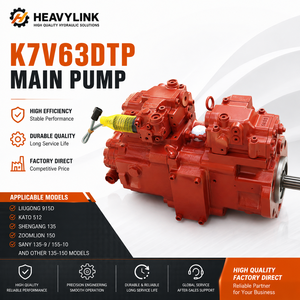 ปั๊มหลัก HEAVYLINK K7V63DTP สำหรับเครื่องจักรก่อสร้าง Liugong 915D Kato 512 Shengang 135 Zoomlion 150 Sany 135-9 155-10 - Product Image 1