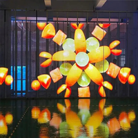 Écran LED Transparent P3, Écran LED Transparent en Verre, Mur Vidéo LED Transparent à Haute Luminosité