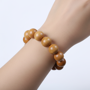 Bracciale all'ingrosso con perle di legno di sandalo a forma di tigre, bracciale alla moda con perle di legno sfuse per la creazione di braccialetti con perline - Product Image 6