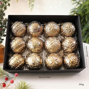 Nouvelle boule <span class=keywords><strong>de</strong></span> Noël antique <span class=keywords><strong>de</strong></span> 8 cm, pendentif boule <span class=keywords><strong>de</strong></span> Noël rétro, décoration <span class=keywords><strong>de</strong></span> sapin <span class=keywords><strong>de</strong></span> Noël, ornements <span class=keywords><strong>de</strong></span> Noël - Product Image 3