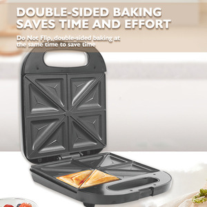 Dsp Sandwich Maker Multifunctional <b>Plate</b> Non-Stick Cooking <b>Surface</b> Electric Automatic For Breakfast - Product Image 2